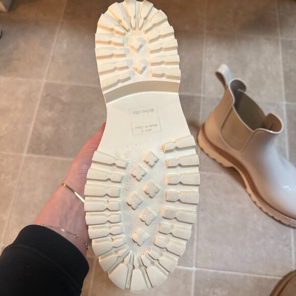 Dolce Vita Stormy Rain Boot - Ivory, Size 9 - Picture 9 of 11
